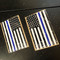 Thin blue line suspension fork tube decals 5x9