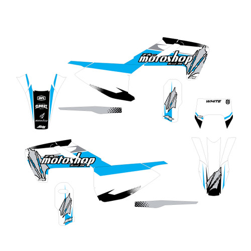 This is just an example, you customize all the logos/number details on the order form.