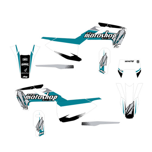 This is just an example, you customize all the logos/number details on the order form.