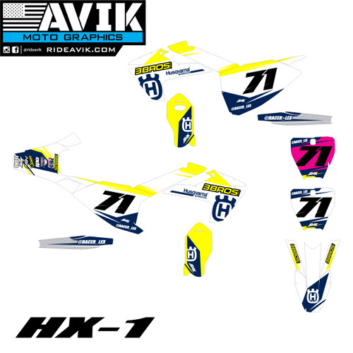 This is just an example, you customize all the logos/number details on the order form.