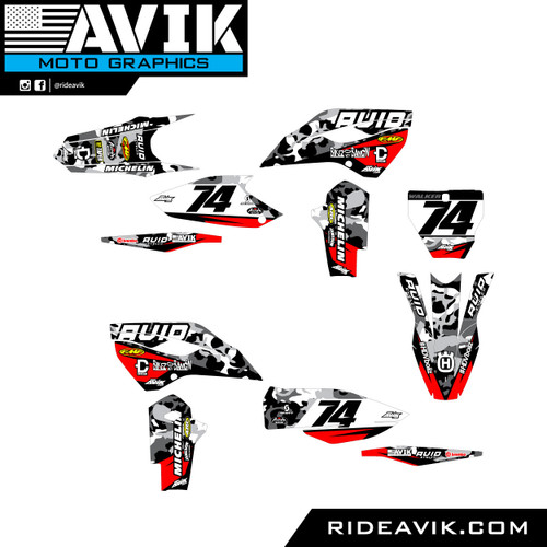 This is just an example, you customize all the logos/number details on the order form.