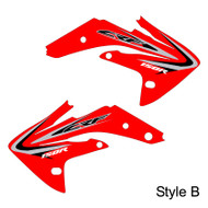 Honda CRF150R oem replica style B red
