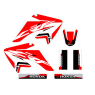 CRF100 2004-2010 oem replica updated shrouds and trim kit red