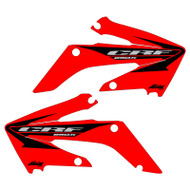 CRF250x oem wing shroud graphics red