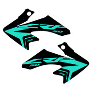 CRF50 oem updated replica Mint/Black shroud graphics