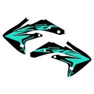 CRF150r oem replica updated mint/black shrouds