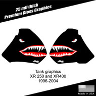 XR250 XR400 96-04 Bomber shroud graphics black