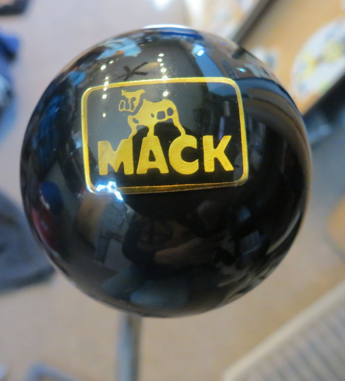 Gold Letter MACK Truck shift knob HouseOspeed Hot Rod Shift Knob