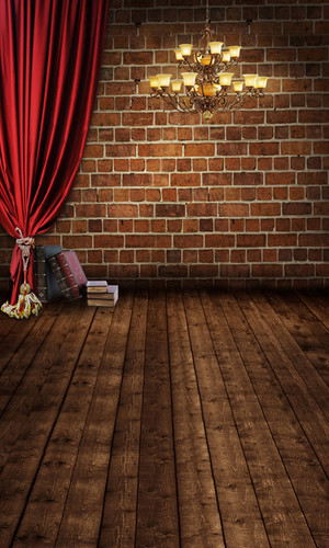 Studious Brick Wall Backdrop