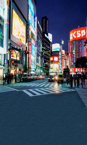 Tokyo Nights Backdrop
