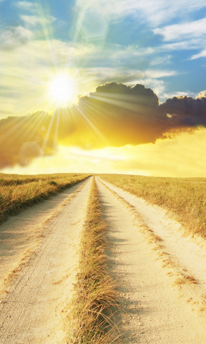 Sunburst Road Backdrop