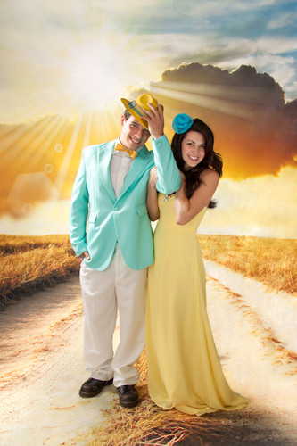 Sunburst Road Photo Backdrop