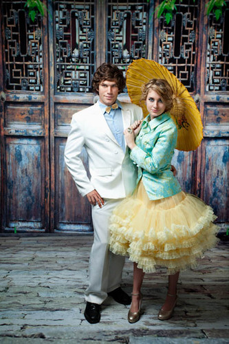 Asian Doors Photography Backdrops
