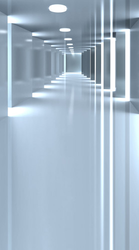 Sleek Hallway Backdrop