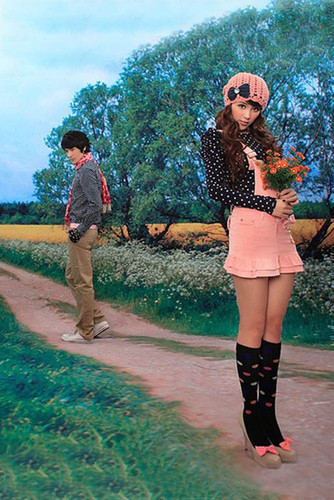Grassy Road Backdrop