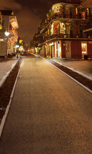 Christmas on Bourbon Street Backdrop