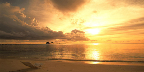 Sunset Over the Atlantic Wide Format