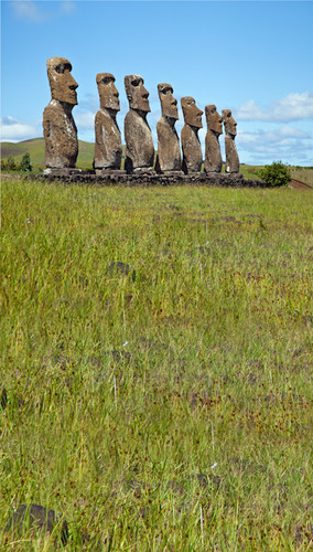Easter Island Backdrop