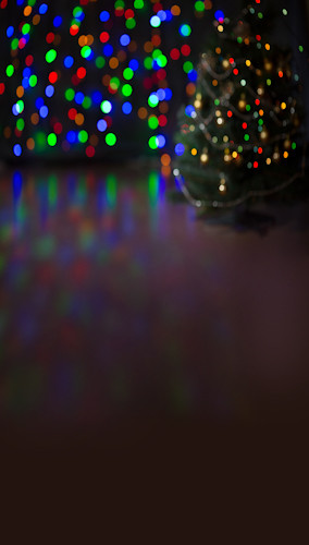 Bokeh Christmas Lights Backdrop