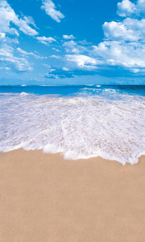 Encroaching Waves Backdrop