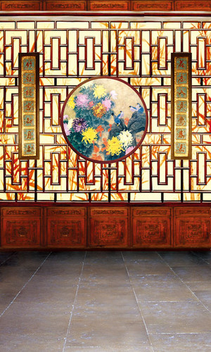 Chrysanthemum Deco Backdrop