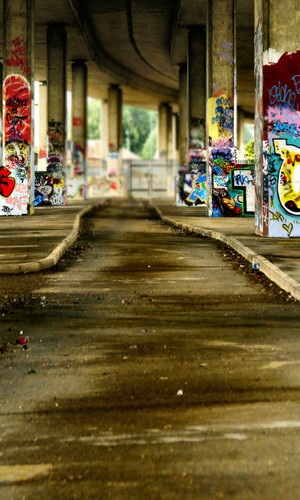 Graffiti Bridge Photography Backdrops