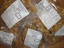 Each packet contains flakes of bits and pieces of stockfish.