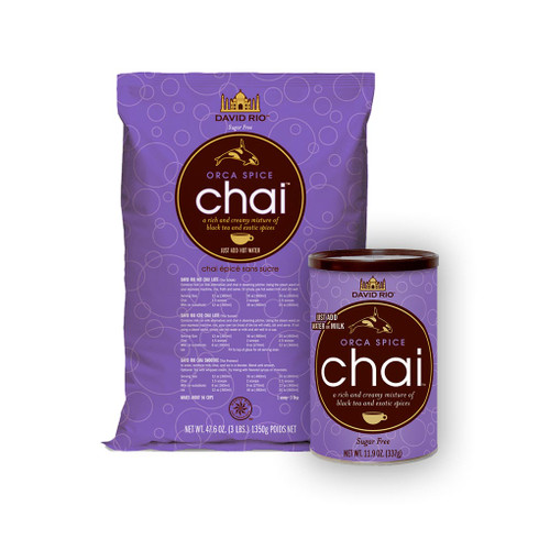 
1 Large Orca and 1 small Orca

We started with our best selling Tiger Spice Chai and eliminated the sugar

Mix with hot water or milk
