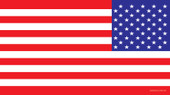 USA Flag Decal United States Flag Decal (Mirror Image)