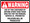 Warning Decal.  Use of this container by anyone other than those who pay for the removal service is prohibited.  Violators will be prosecuted.
