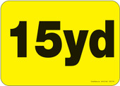 5 x 7" 15 Yard Roll-Off Container Decal