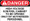 Danger Decal High Voltage Control Cabinet To Be Opened Only By Authorized Personnel Sticker
