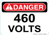 5 x 7" 460 Volts Decal