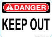 5 x 7" Keep Out Decal