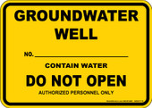 5 x 7" Groundwater Well Decal