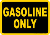 5 x 7" Gasoline Only Decal