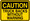 Caution Decal Truck Backs Without Warning Sticker