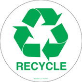 6" Recycling Circle  Decals