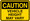 Caution Decal Vehicle Height May Vary Sticker