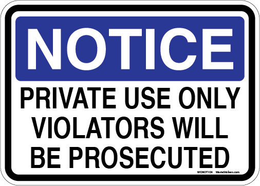 Cartello VSafety 'Proprietà Privata - Vietato L'Accesso' 200x150 Mm, Adesivo In Vinile Autoadesivo, Conforme Norme EN ISO 7010