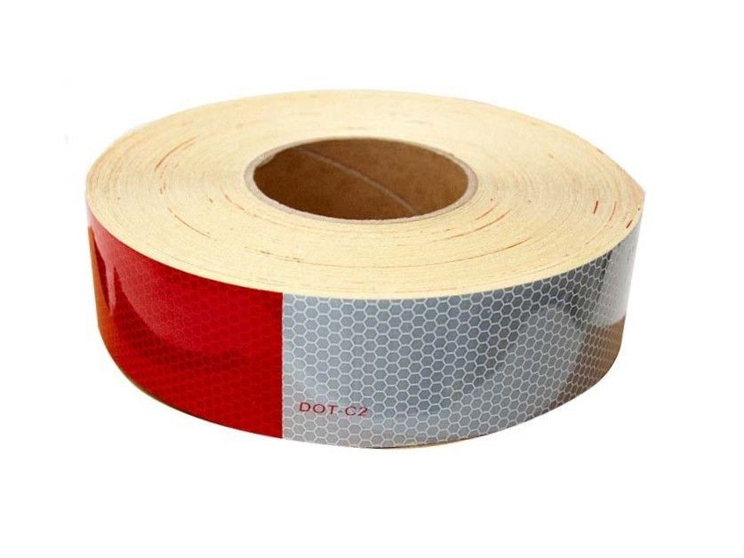 2-3M BRAND WHITE  Reflective EGP Conspicuity  Tape 2" x 100 feet  Spliced 