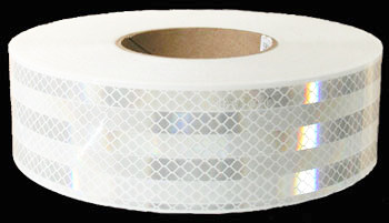 WHITE   Reflective   Conspicuity  Tape 1-1/2" x 50  feet 