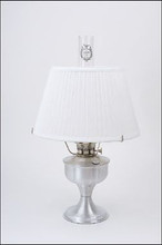 ALADDIN LAMP (ALUMINUM) W/ SHADE
