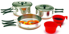 Stainless Steel Mess Kit 2 Person