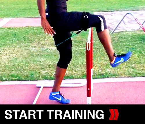 Women's Hurdle Drill For Speed