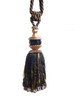 Oriental Tieback Tassel, Colour 2 Black/ Gold Pom Poms [ONLY 2 LEFT]