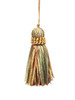 Mini Barcelona 170mm Key Tassel, Colour 13 Sage/ Ruby [SOLD OUT]
