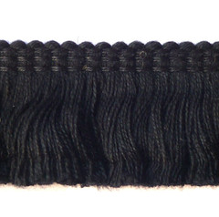 Oxford Cotton 37mm Cut Ruche, Colour 1 Black [SOLD OUT]