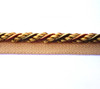 Alexander 5mm Flange Cord, Colour 2 Gold/ Pumpkin/ Sage