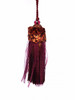 Ribbons 120mm Key Tassel Colour 1: Red Berry [ONLY 5 LEFT]